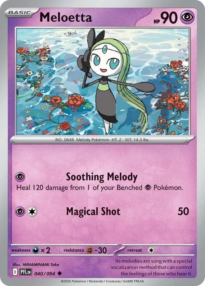 Meloetta card front