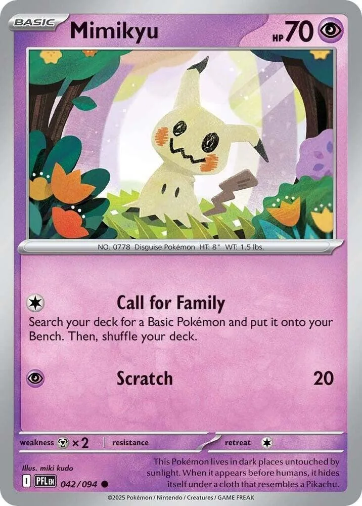 Mimikyu card front