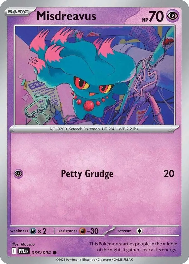 Misdreavus card front