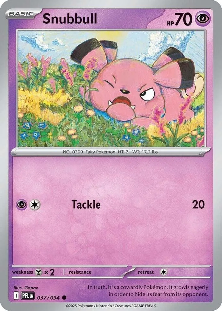 Snubbull card front