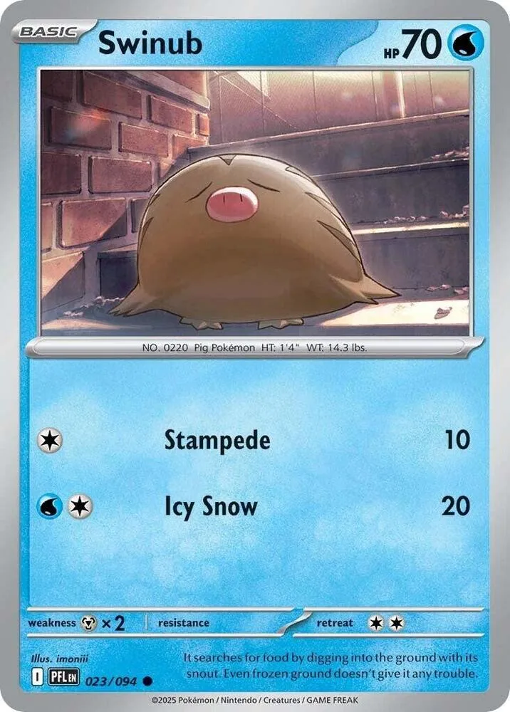 Swinub card front