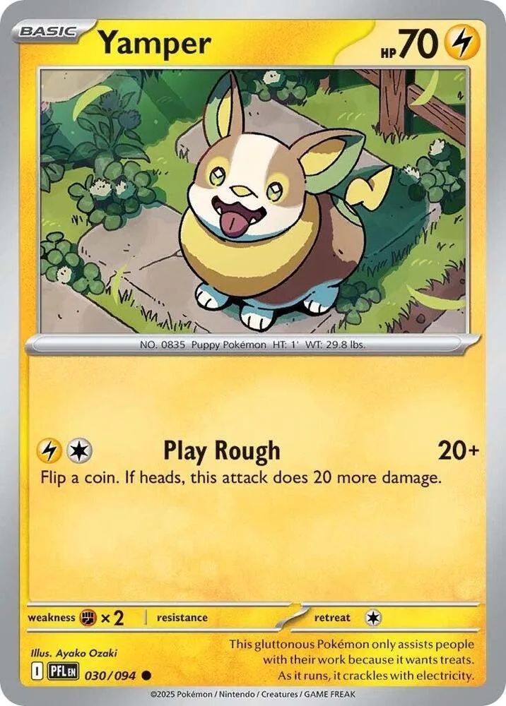 Yamper card front