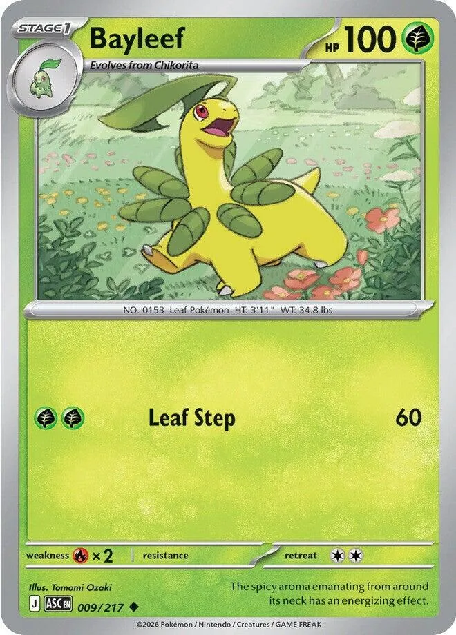 Bayleef card front