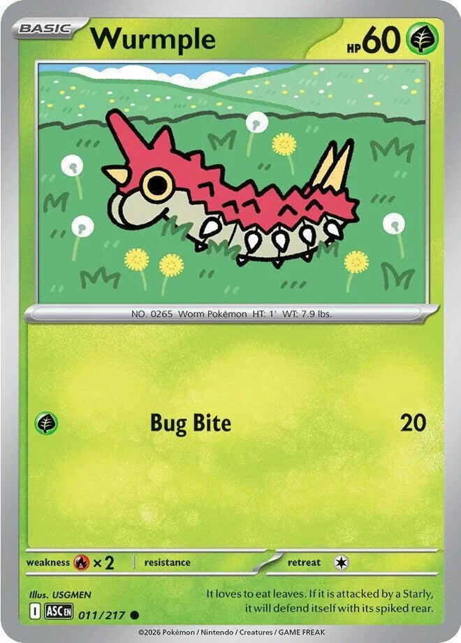 Wurmple card front