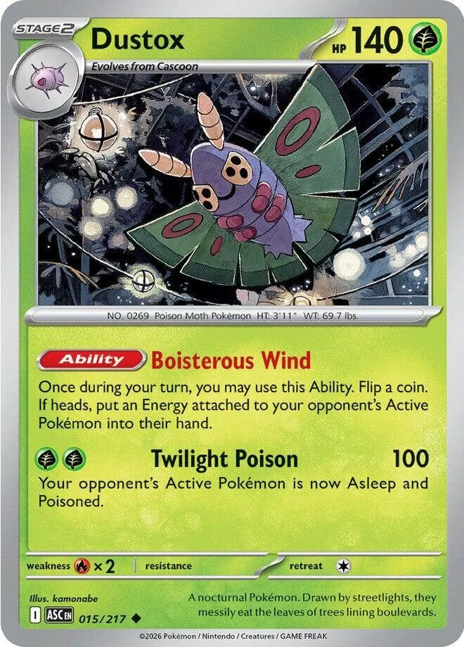 Dustox card front