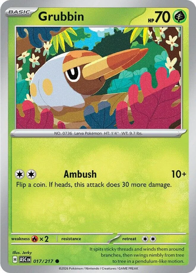 Grubbin card front