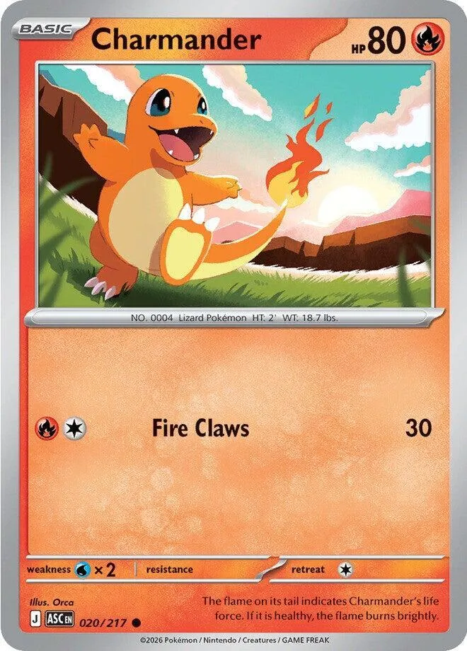 Charmander card front
