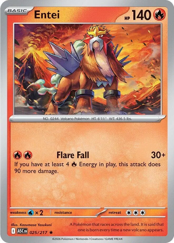 Entei card front
