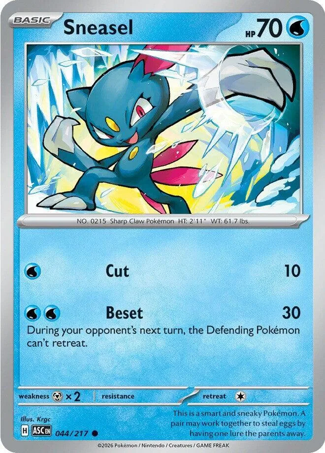 Sneasel card front