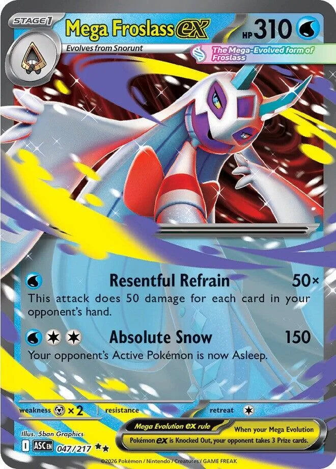 Mega Froslass ex card front