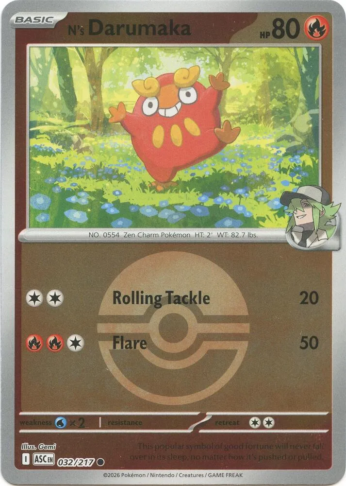 N's Darumaka (Poké Ball Pattern) thumbnail