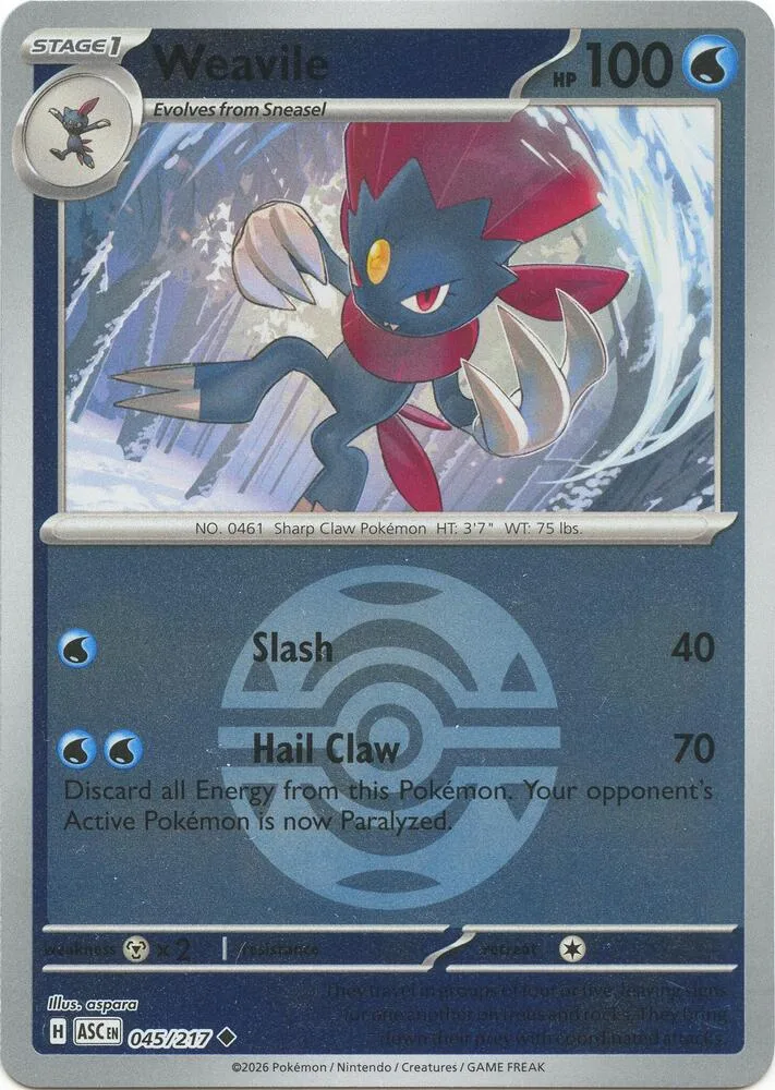 Weavile (Dusk Ball Pattern) thumbnail