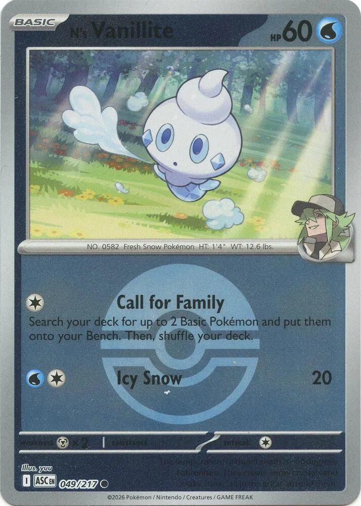 N's Vanillite (Poké Ball Pattern) thumbnail