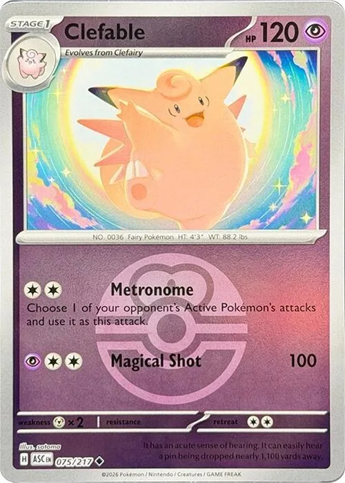 Clefable (Love Ball Pattern) thumbnail