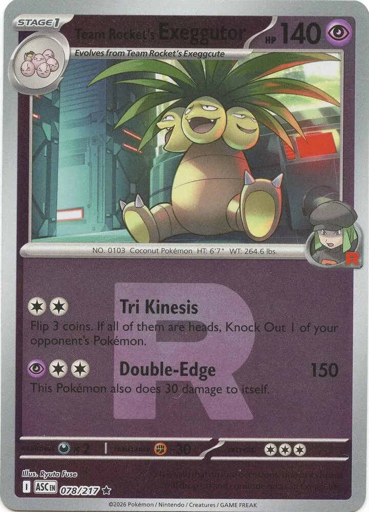 Team Rocket's Exeggutor (Team Rocket Pattern) thumbnail