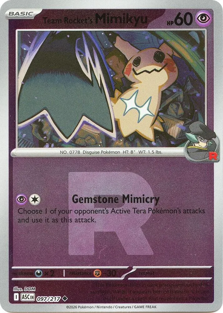 Team Rocket's Mimikyu (Team Rocket Pattern) thumbnail