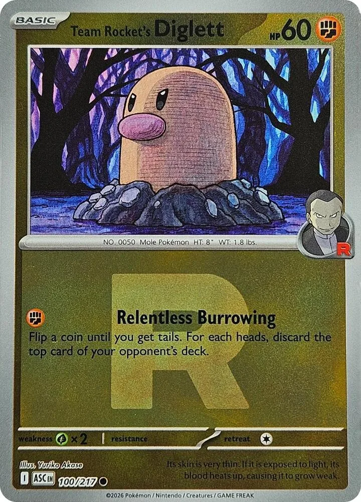 Team Rocket's Diglett (Team Rocket Pattern) thumbnail