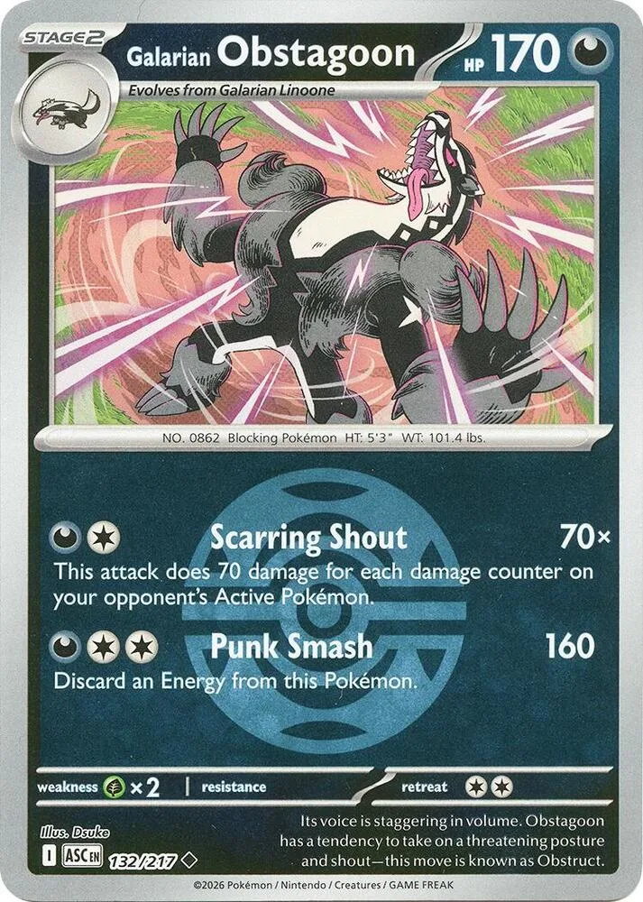 Galarian Obstagoon (Dusk Ball Pattern) thumbnail