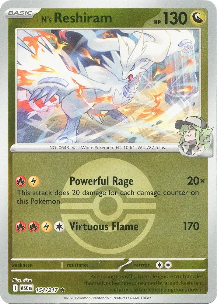 N's Reshiram (Poké Ball Pattern) thumbnail