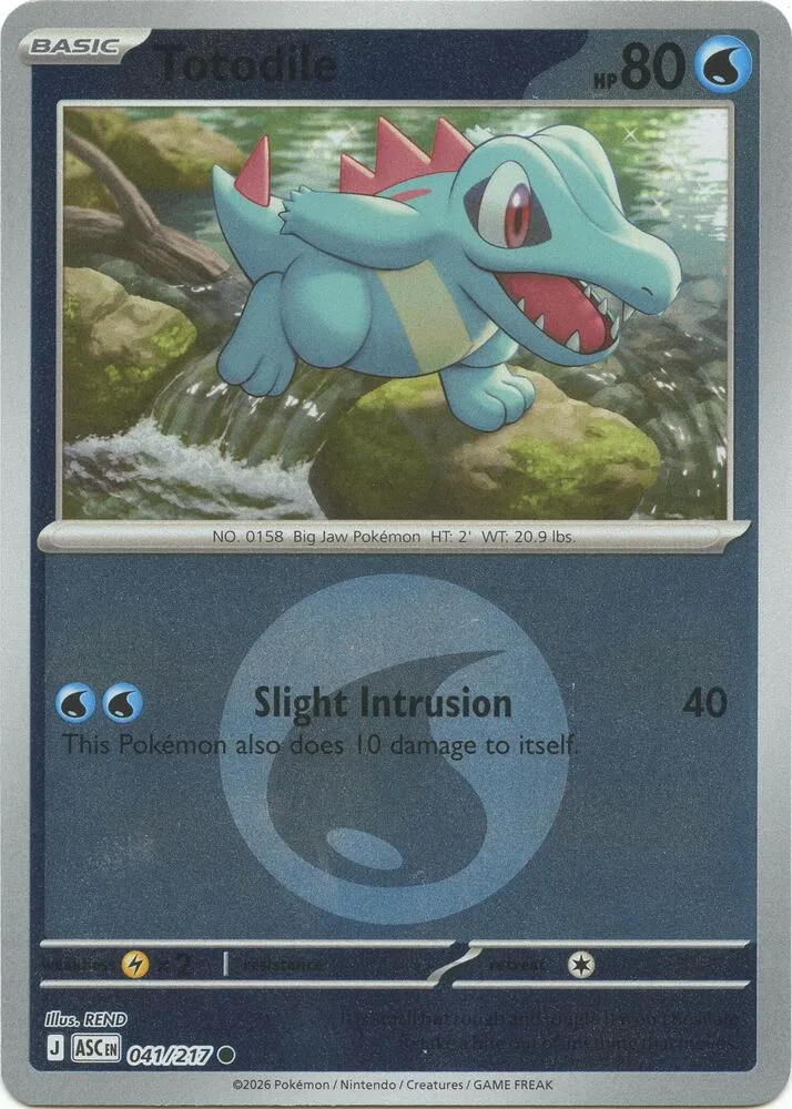 Totodile (Energy Symbol Pattern) thumbnail