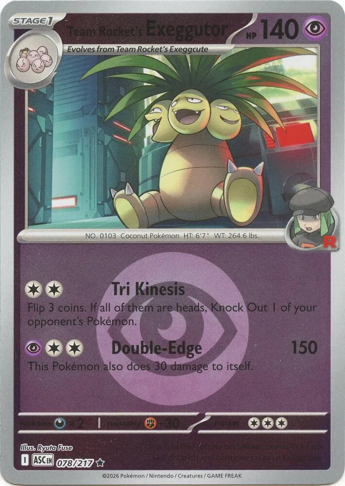 Team Rocket's Exeggutor (Energy Symbol Pattern) thumbnail