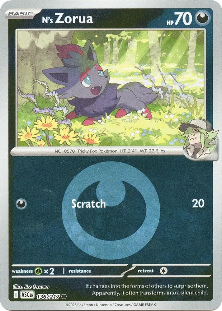 N's Zorua (Energy Symbol Pattern) thumbnail