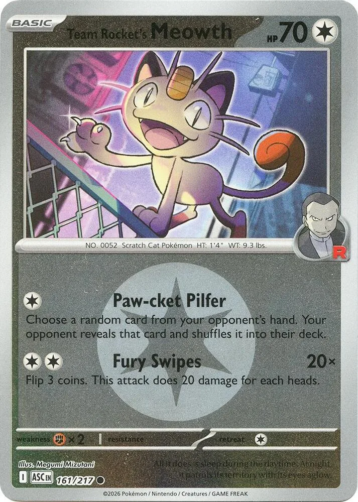 Team Rocket's Meowth (Energy Symbol Pattern) thumbnail