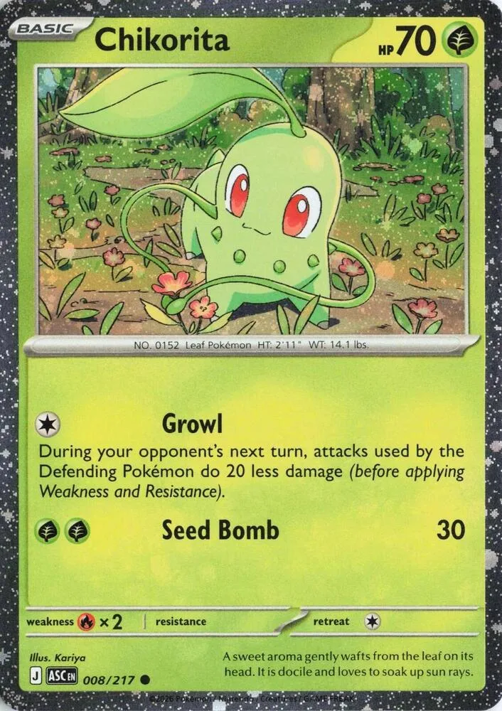 Chikorita (Cosmos Holo) thumbnail