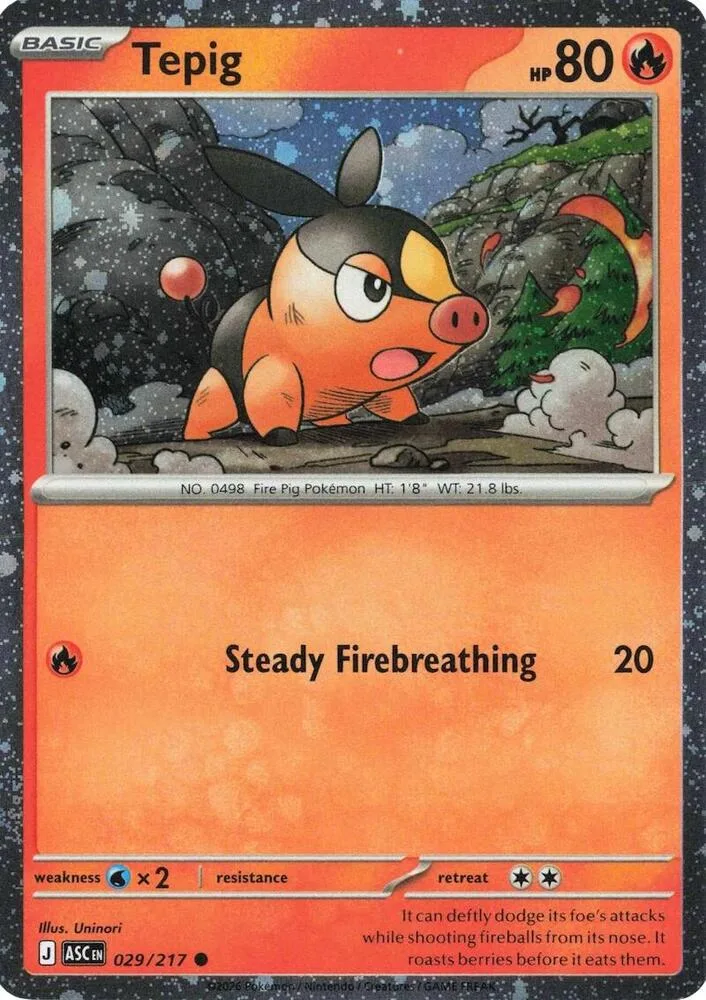 Tepig (Cosmos Holo) thumbnail