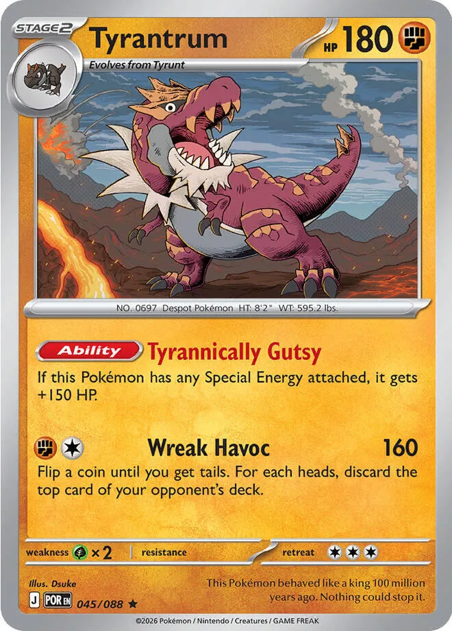 Tyrantrum card front
