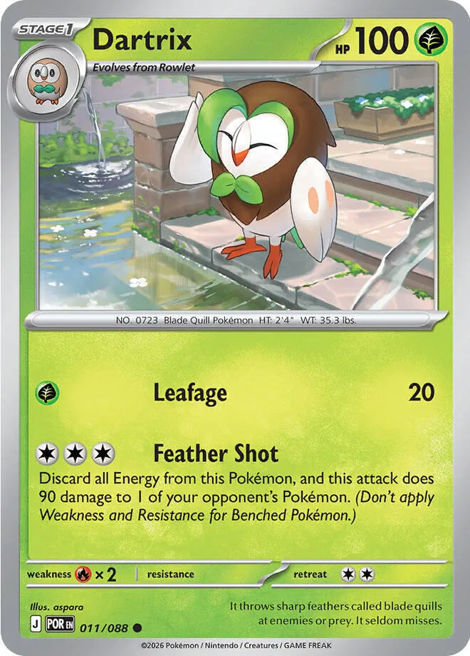 Dartrix card front