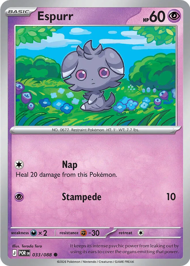 Espurr card front