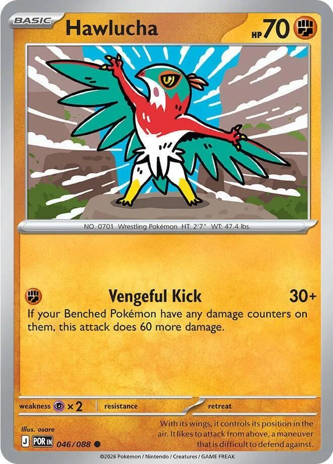 Hawlucha card front