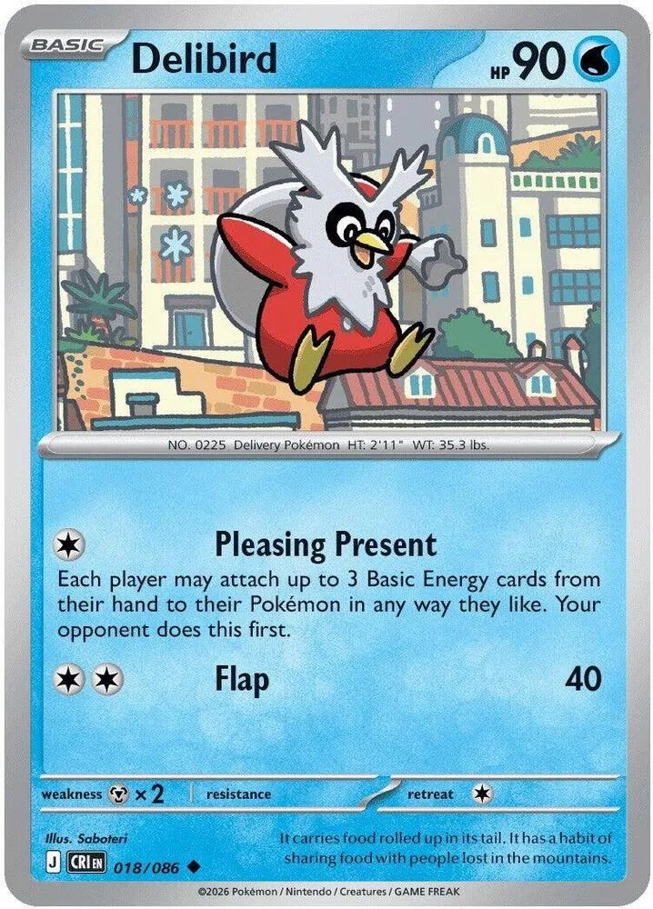 Delibird card front