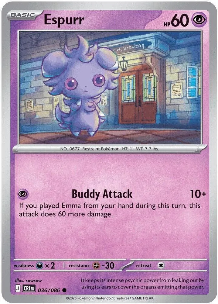Espurr card front