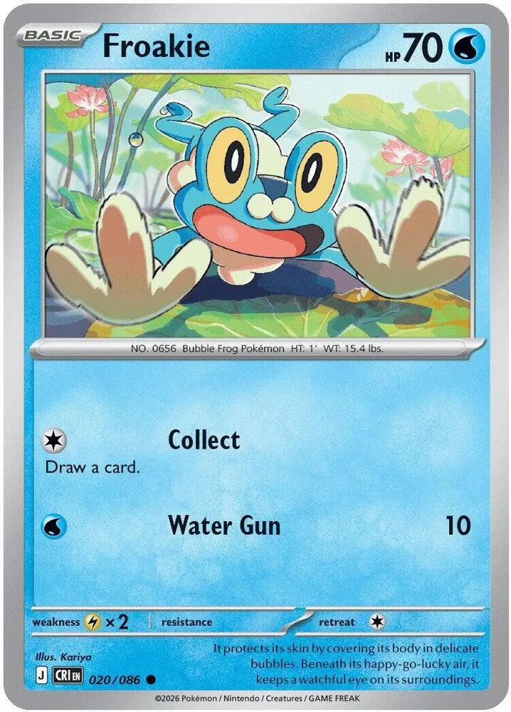 Froakie card front