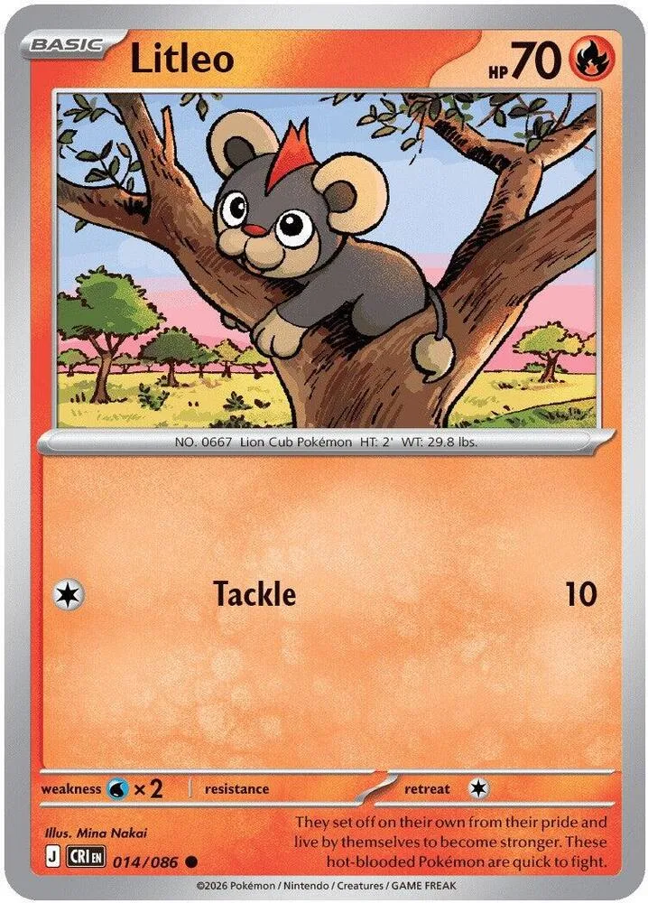 Litleo card front