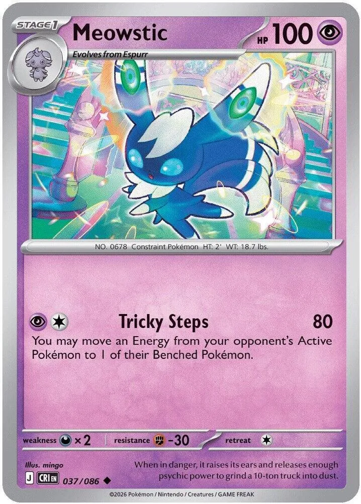 Meowstic card front