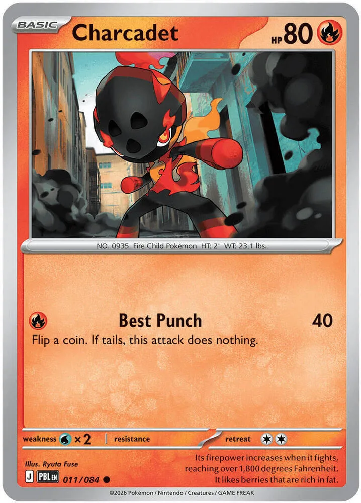 Charcadet card front