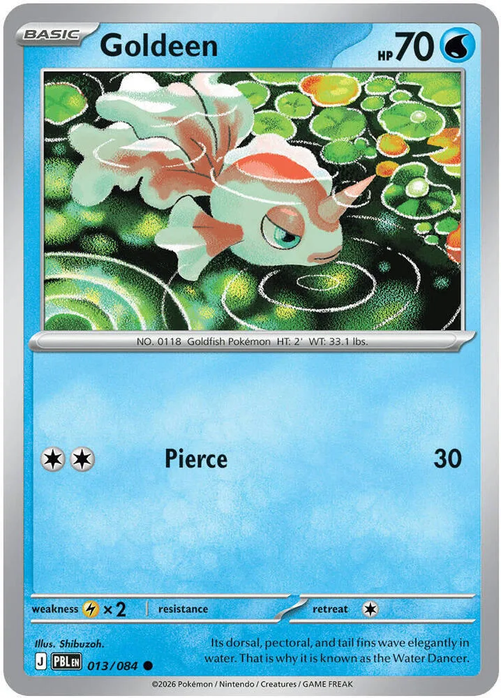 Goldeen card front