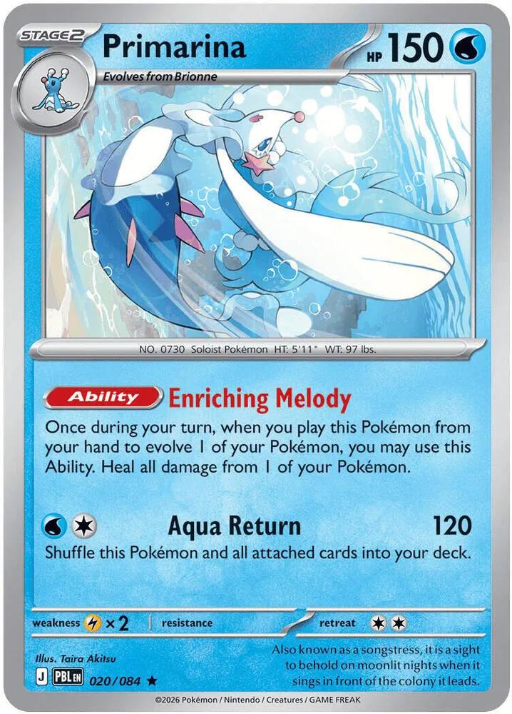 Primarina card front