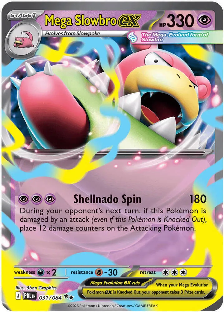Mega Slowbro ex card front