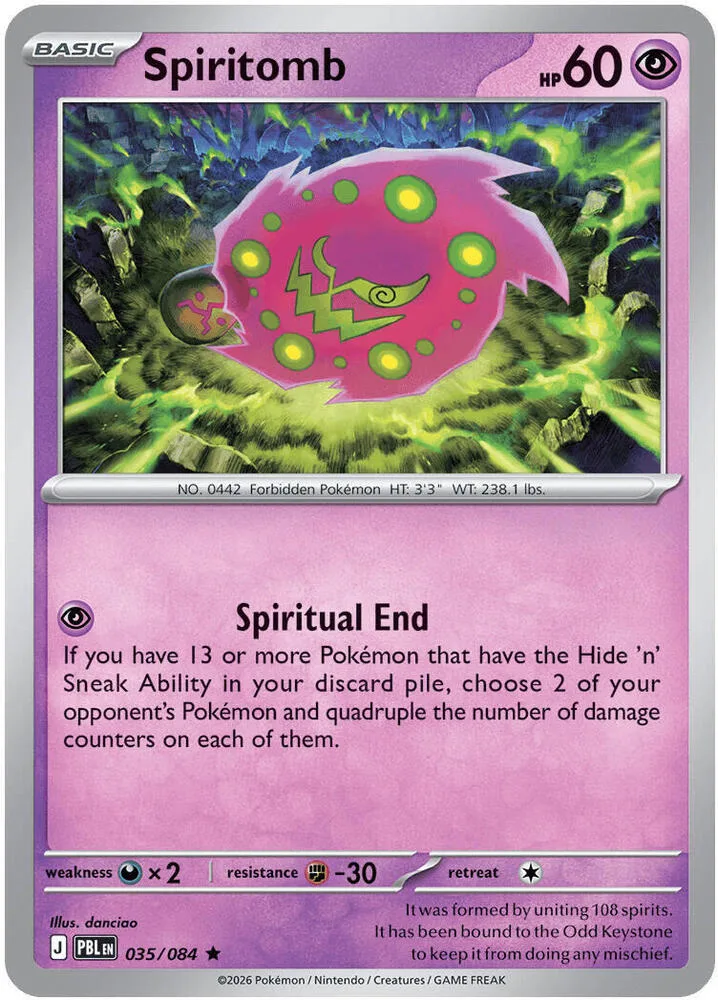 Spiritomb card front