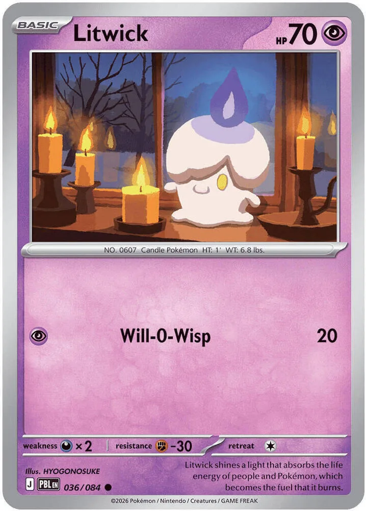 Litwick card front