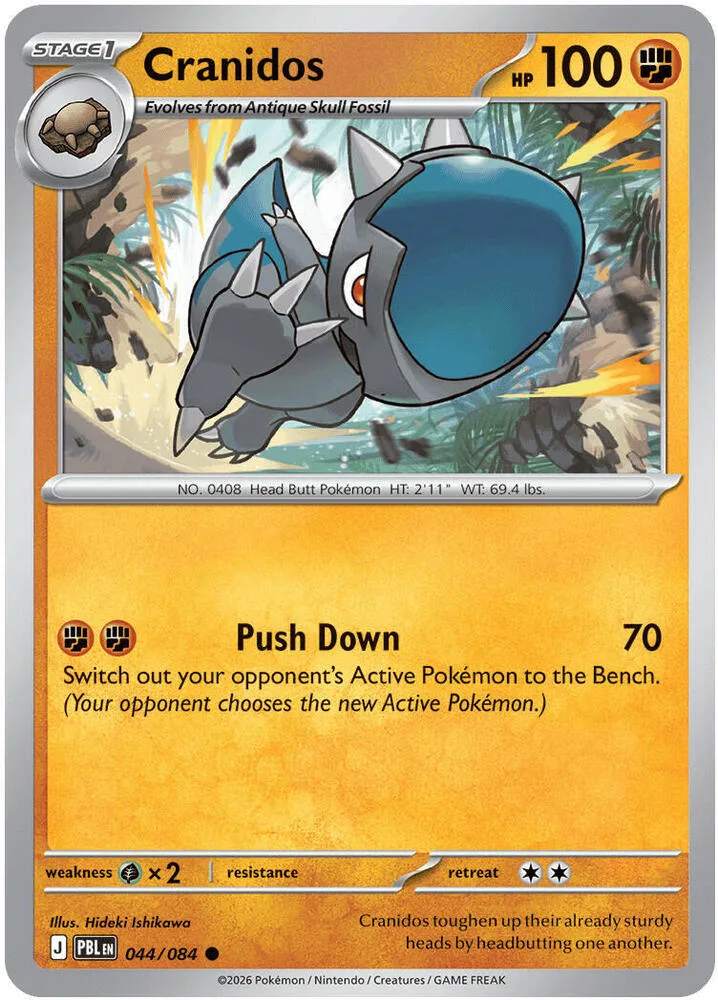 Cranidos card front