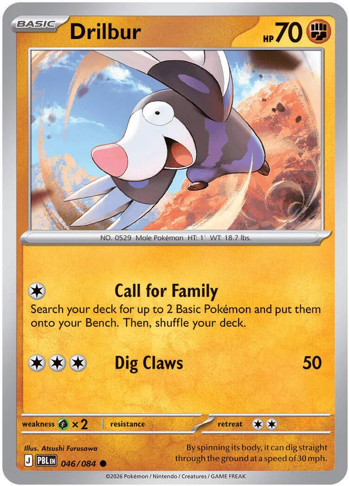 Drilbur card front