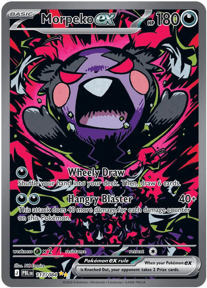 Morpeko ex Holofoil card