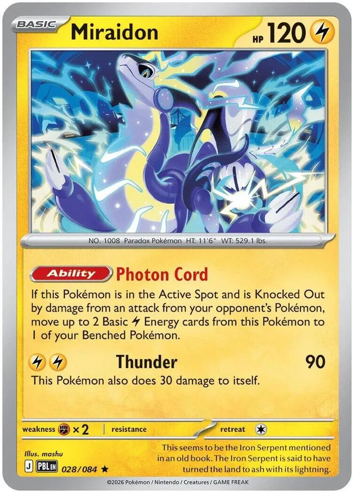 Miraidon (Non-Holo) thumbnail