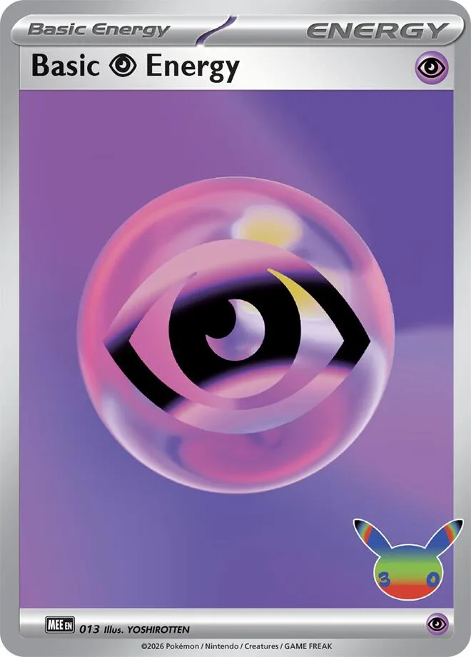 Basic Psychic Energy (30th Celebration) card front