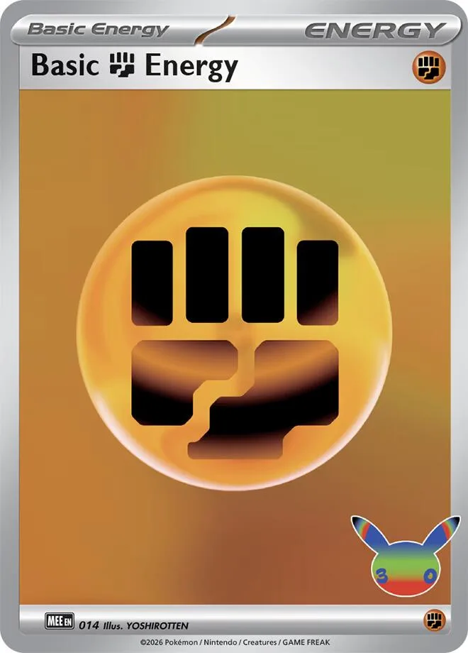 Basic Fighting Energy (30th Celebration) card front